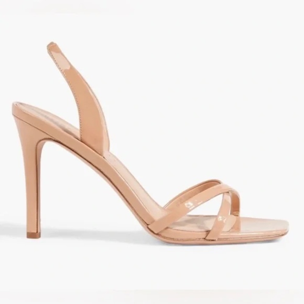 Veronica beard Analita Patent leather halter heels